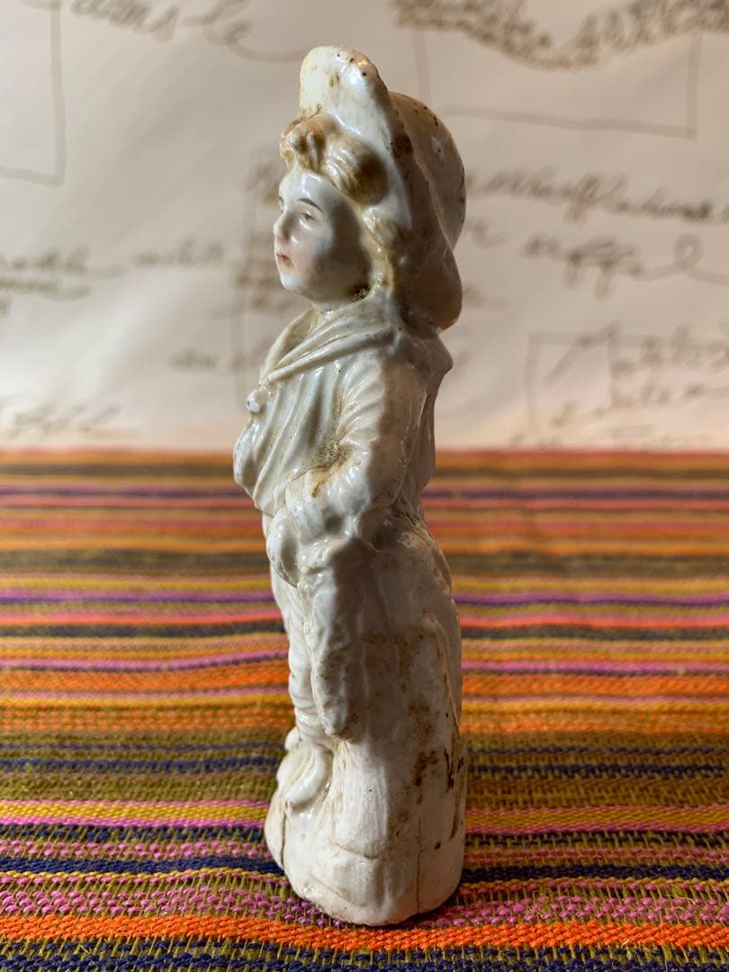 フランス製　アンティーク　ビクトリア調ペアの人形でディテールが細かく魅力的！