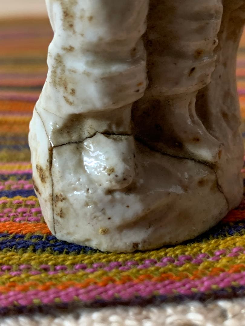 フランス製　アンティーク　ビクトリア調ペアの人形でディテールが細かく魅力的！