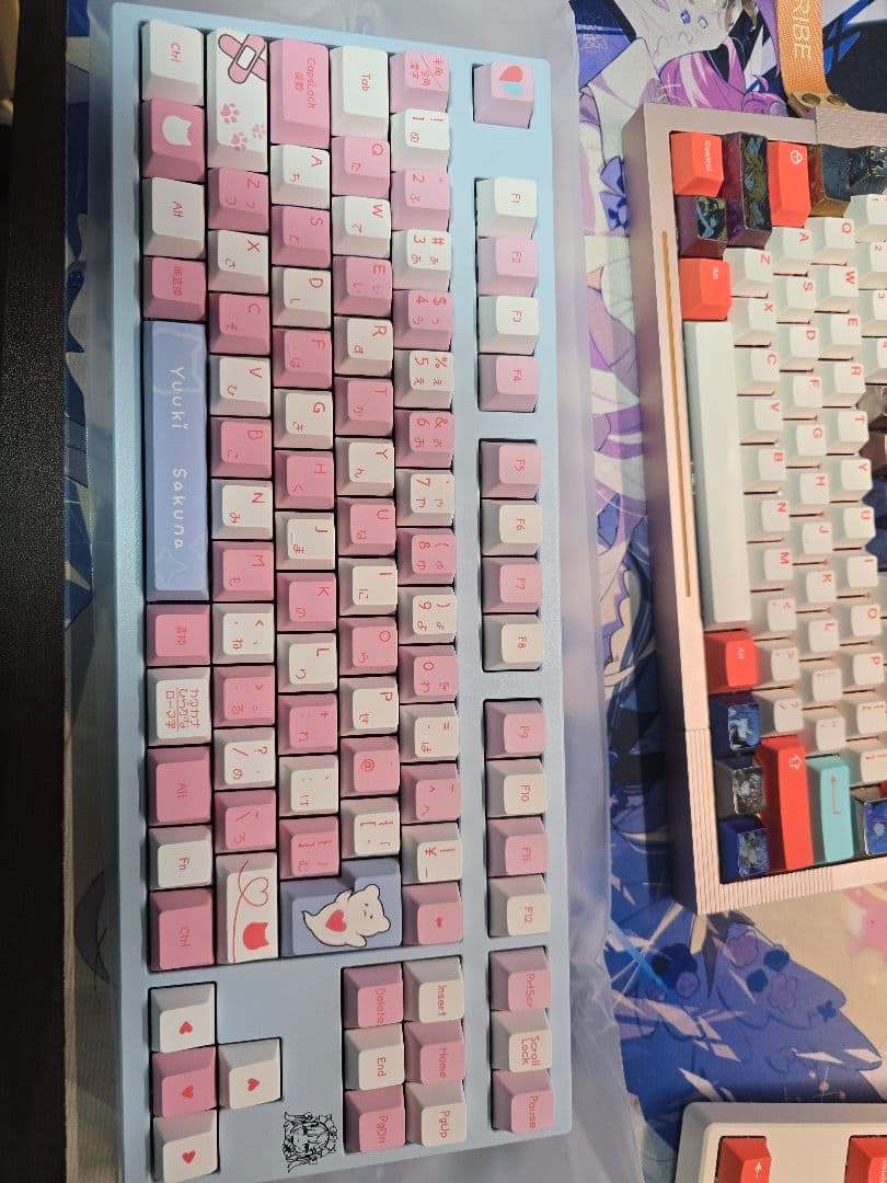 結城さくな × AMICIS ゲーミングキーボード 新品 未使用　開封のみ