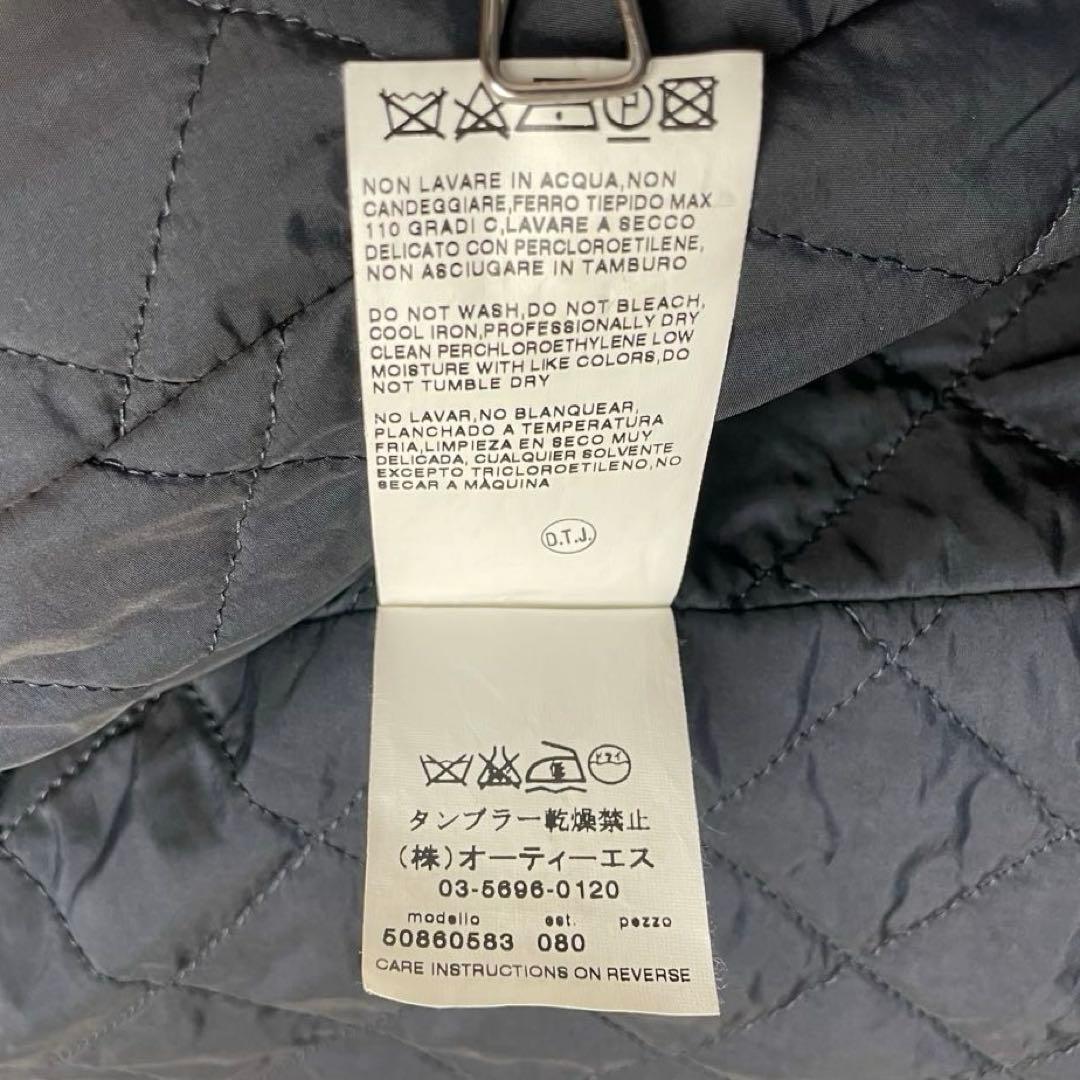 【美品】MAXMARA ライナー付き レイヤード ウール スタンドカラー コート