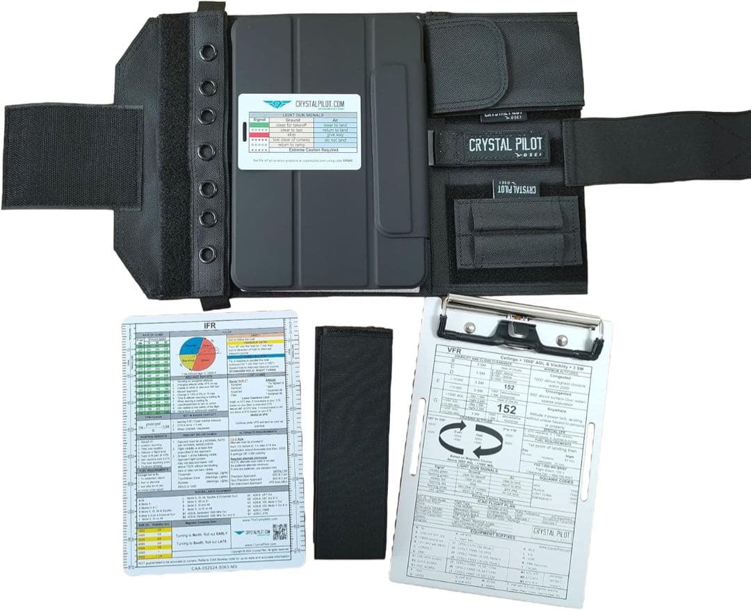 iPad mini6 ケース グリップボード フライトパイロット 航空 飛行機