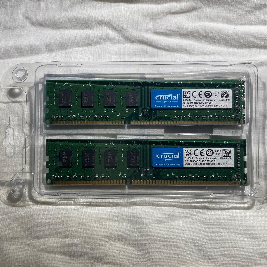 Crucial(Micron製) デスクトップPC用メモリ