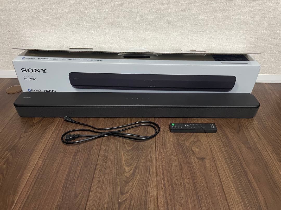 箱あり ソニー HT-S100F サウンドバー Bluetooth対応