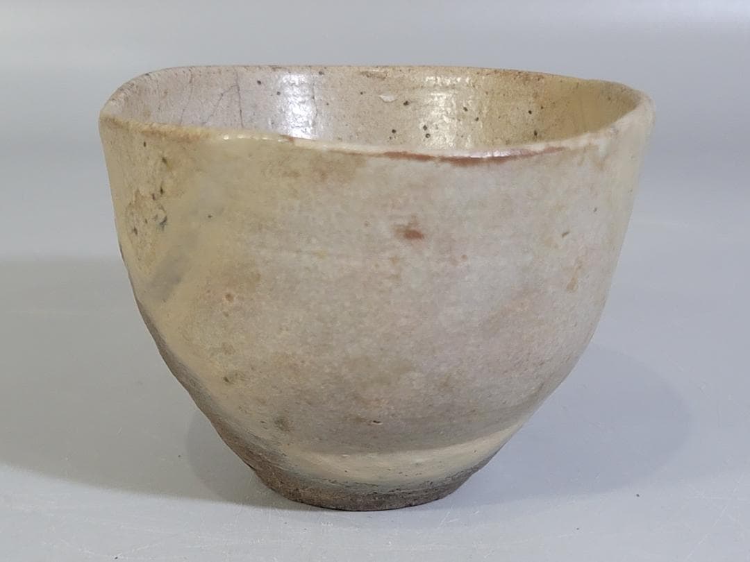 茶道具 古唐津 呼び継 茶碗 桃山時代 古美術 DT438