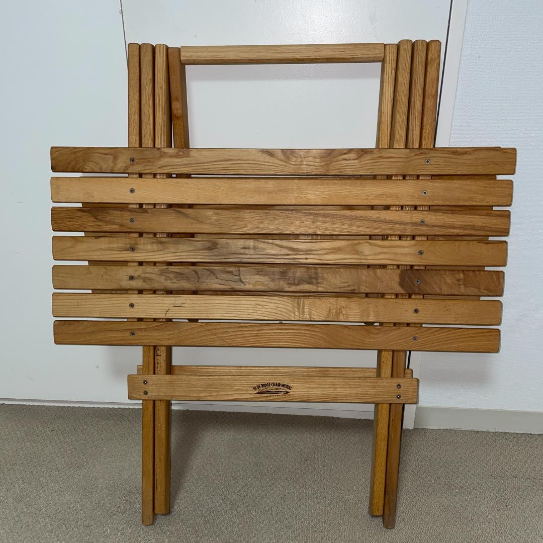 希少 ブルーリッジチェアワークス フォールディングテーブル 旧ロゴ