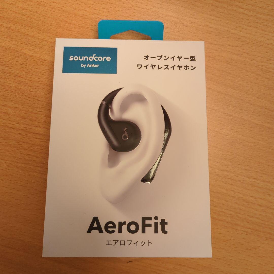 soundcore AeroFit ブラック ワイヤレスイヤホン