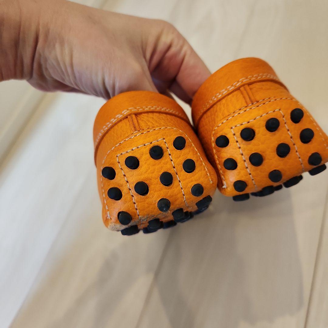 期間限定セール TOD'S オレンジ モカシン