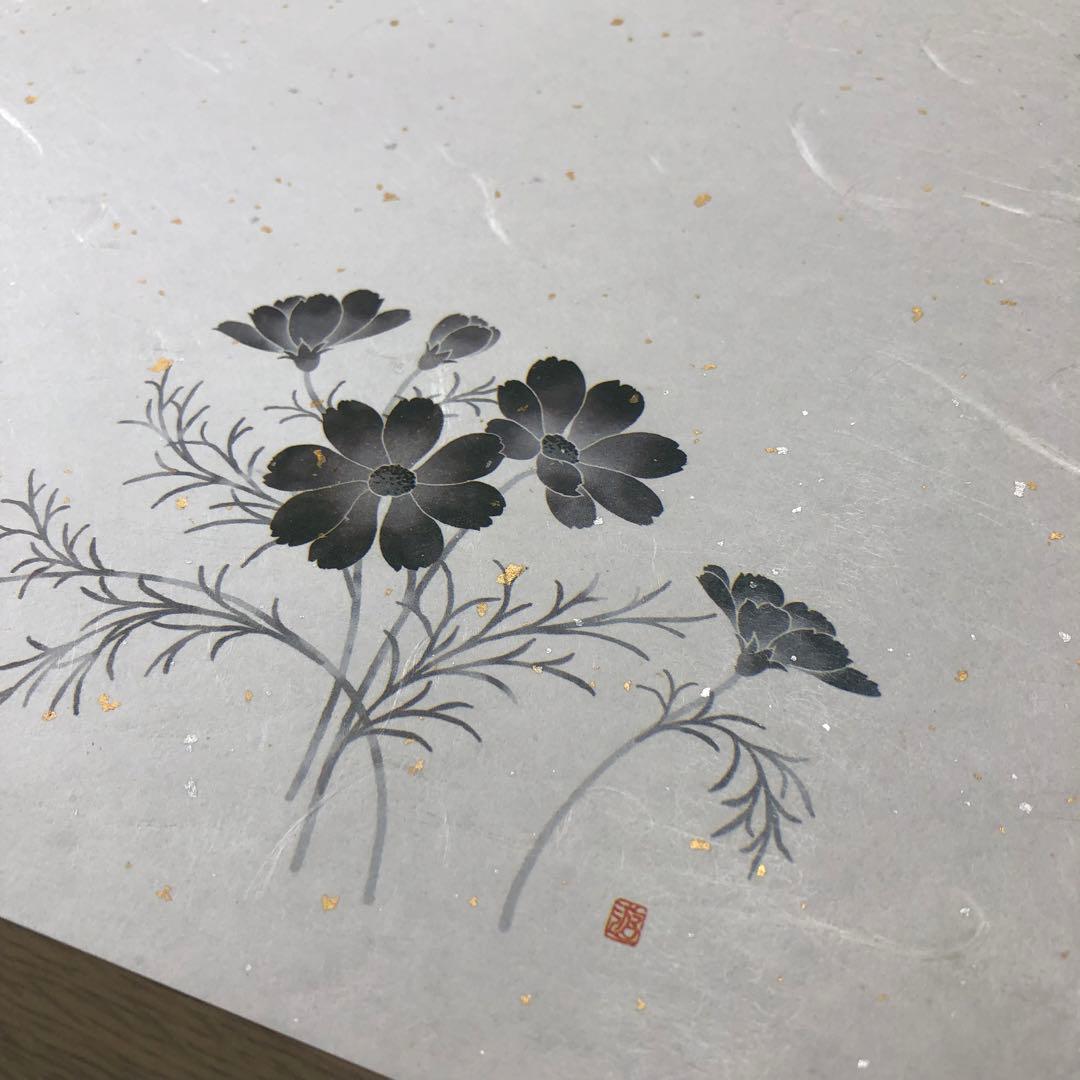 1000枚　☆尺三金銀淡墨まっと☆　コスモス　業務用　飲食店　ホテル　旅館