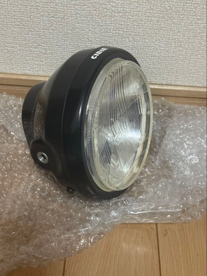 希少　当時　シビエCIBIE 凹み　H4 黒リム160パイCB400N
