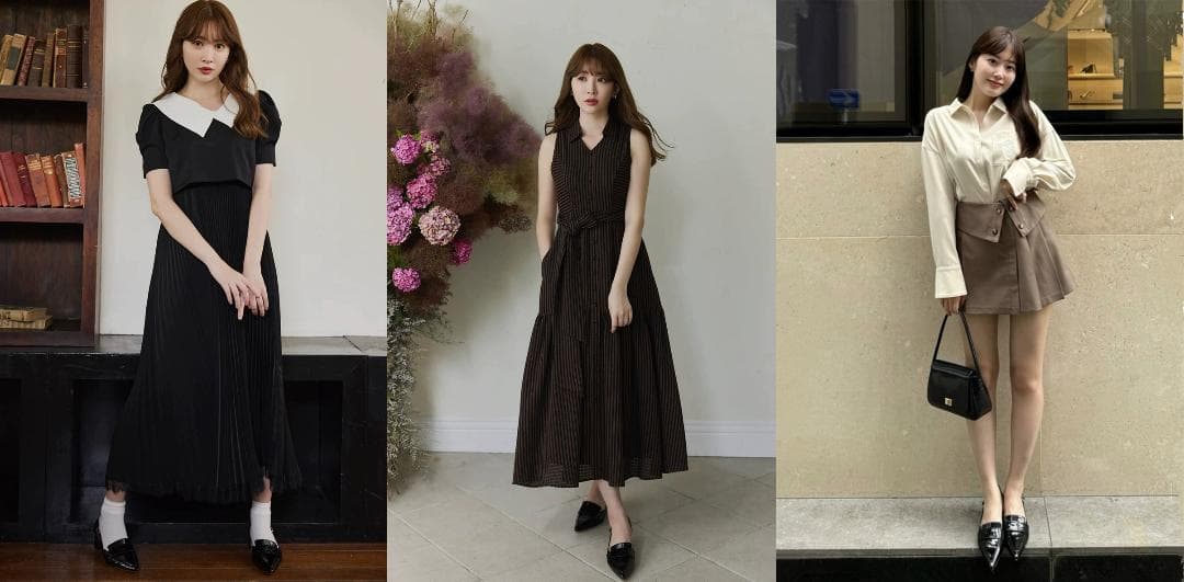 ハーリップトゥ MMedallion Heel Loafer black 38