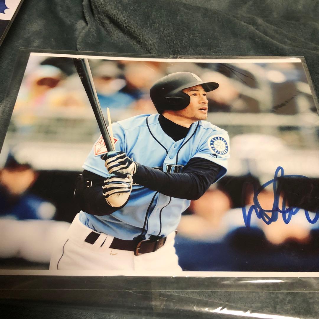 イチロー直筆サインフォト￼