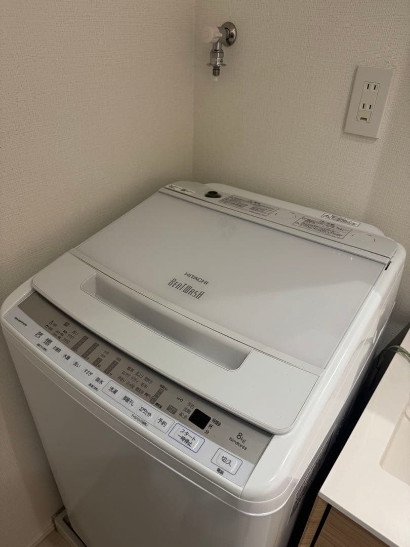 ★ロデム★ 8kg 縦型洗濯機 本体 ホワイト