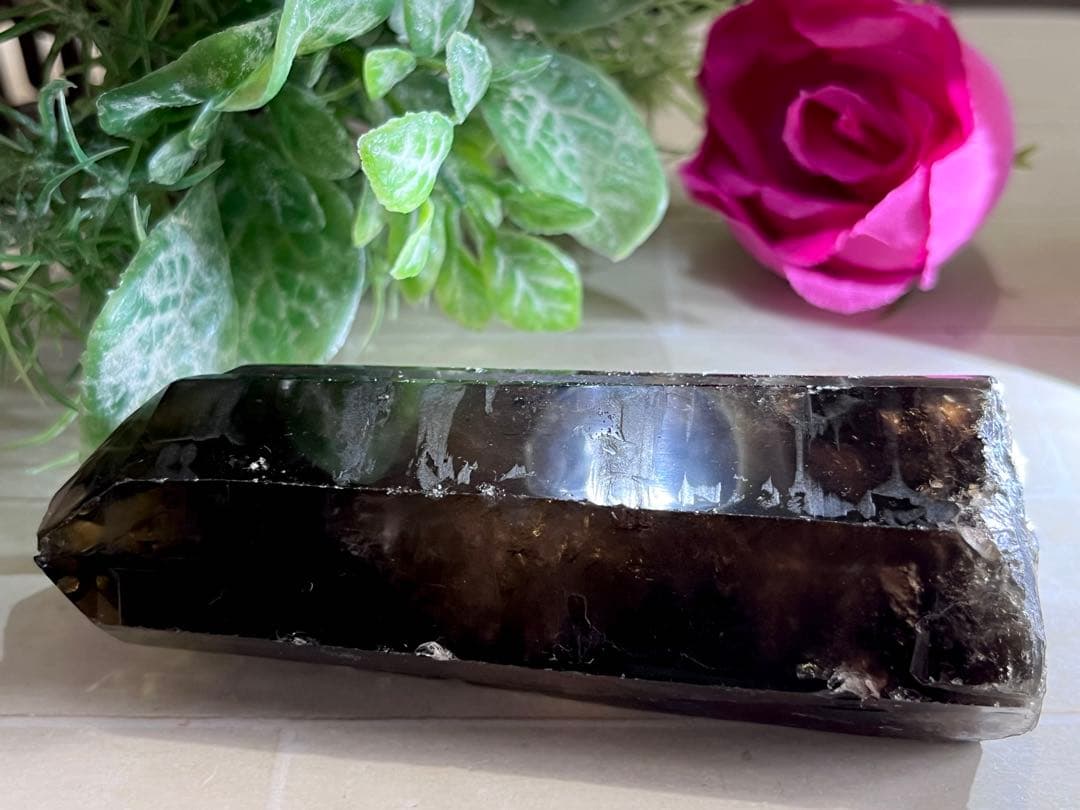 タントリックトリプレッツ✨　スモーキーレムリアンシード　クリスタル　原石　水晶