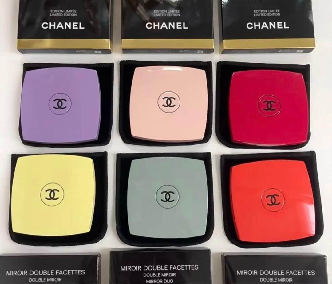 新品未使用品　CHANEL ミロワール ミラー　ライラック