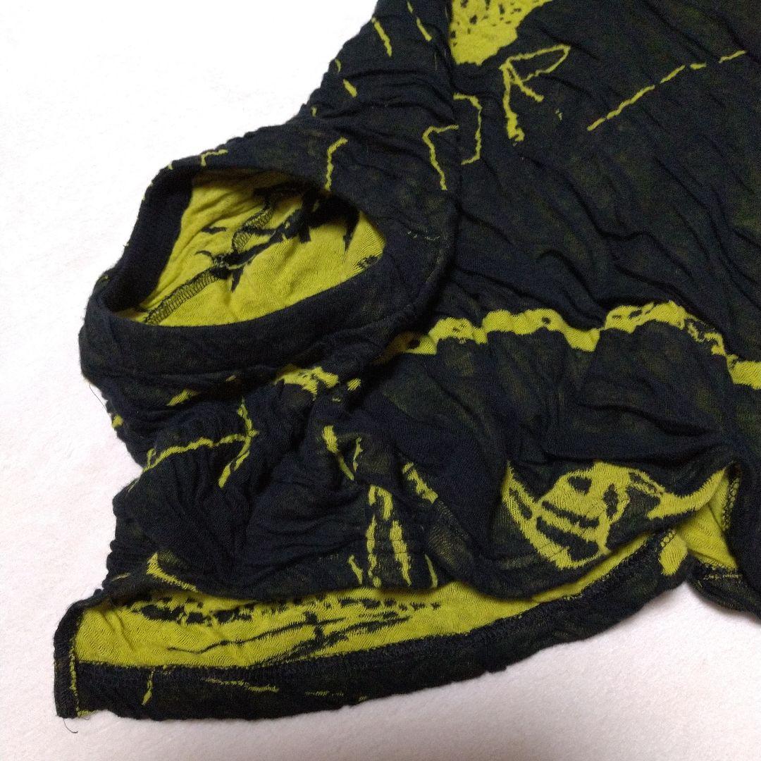 美品　芽風　ボレロ風　 五分袖　ショート丈　トップス　M-L　センソユニコ