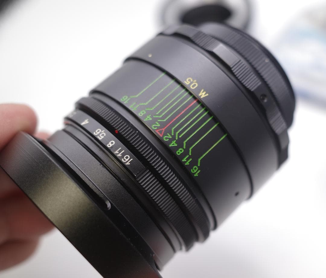 23 デッドストック　ぐるぐるボケレンズ　ヘリオス　44-2　M42アダプター付