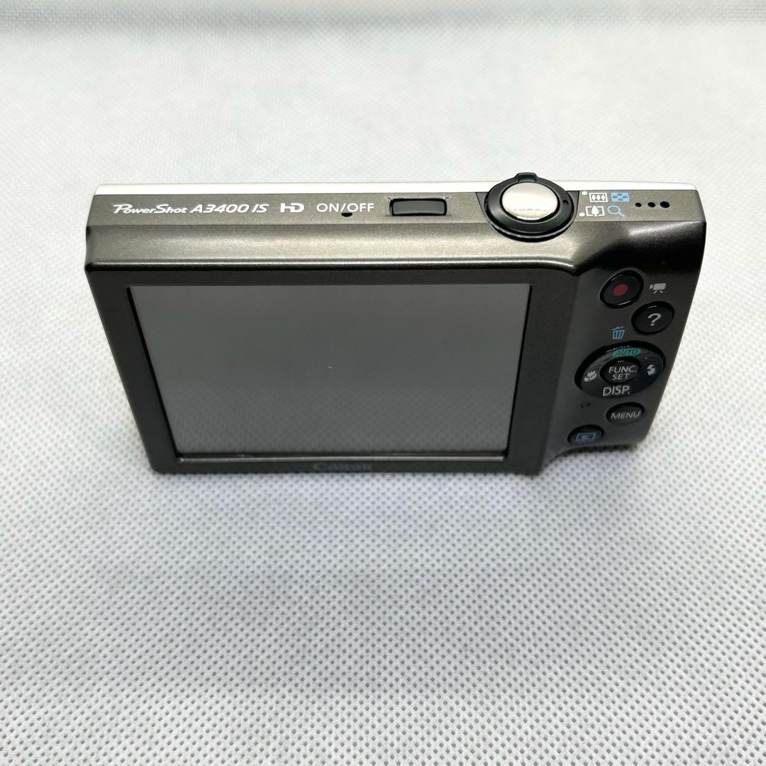 【美品】Canon コンパクトデジタルカメラA3400IS シルバー