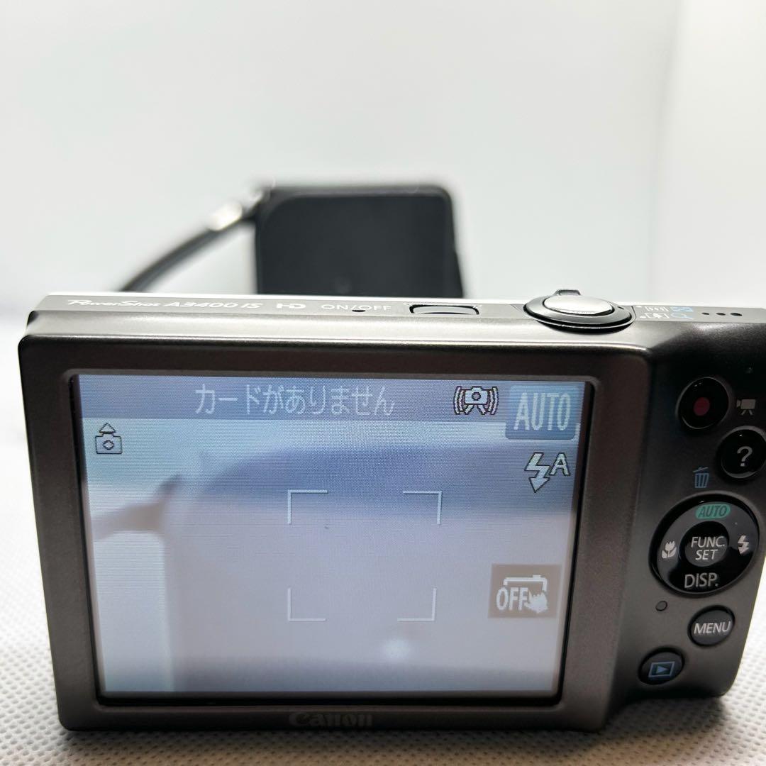 【美品】Canon コンパクトデジタルカメラA3400IS シルバー