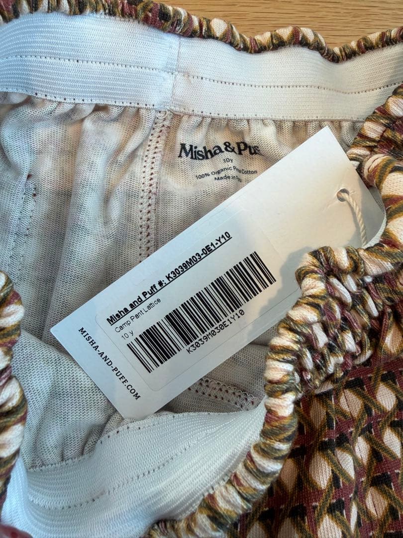 美品　misha&puff Camp Pant - Lattice / 10Y