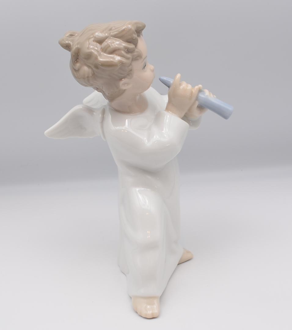 夢見る天使／フルートを吹く天使　リヤドロ　2体おまとめ　スペイン　ご成約済み