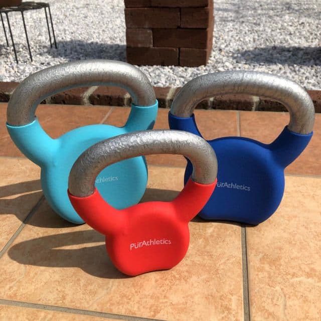 ケトルベル3点セット 2.43kg 4.5kg 6.8kgシェイプアップに