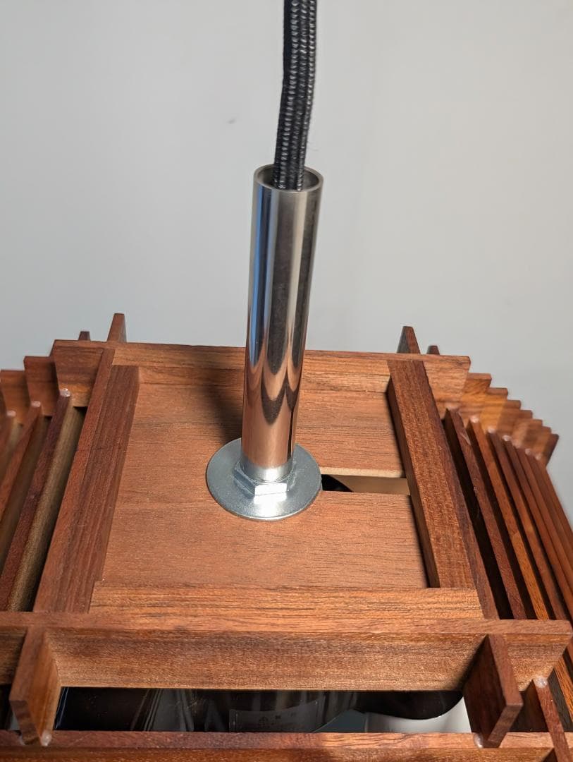 USED ZEONG 廃番 スクエア 3灯 ペンダントランプ ライト 北欧モダン