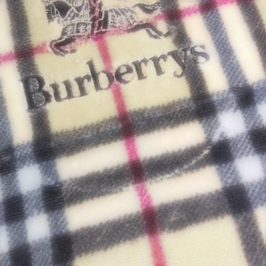 Burberry's チェック柄 綿毛布140×200cm