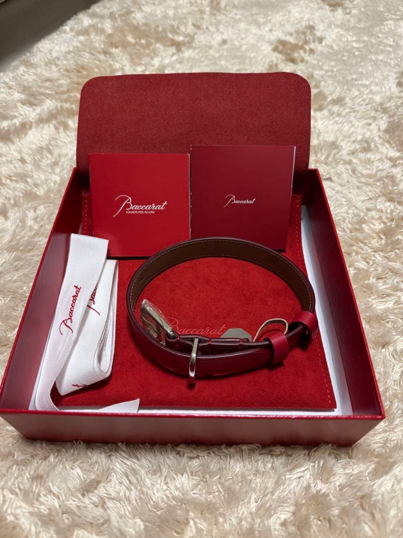 Baccarat バカラ ルクソール レッドアリュール ペットカラー