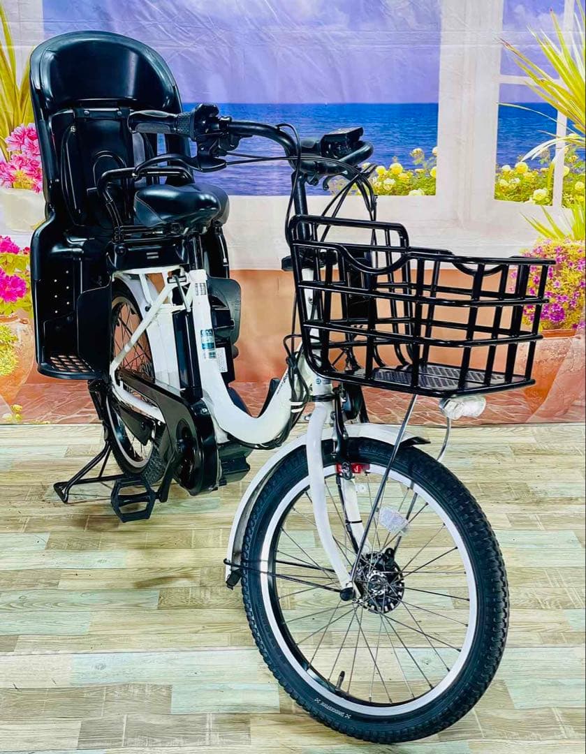 人気モデル！パスバビー12AH⭐️ヤマハ子供乗せ電動自転車Y3283