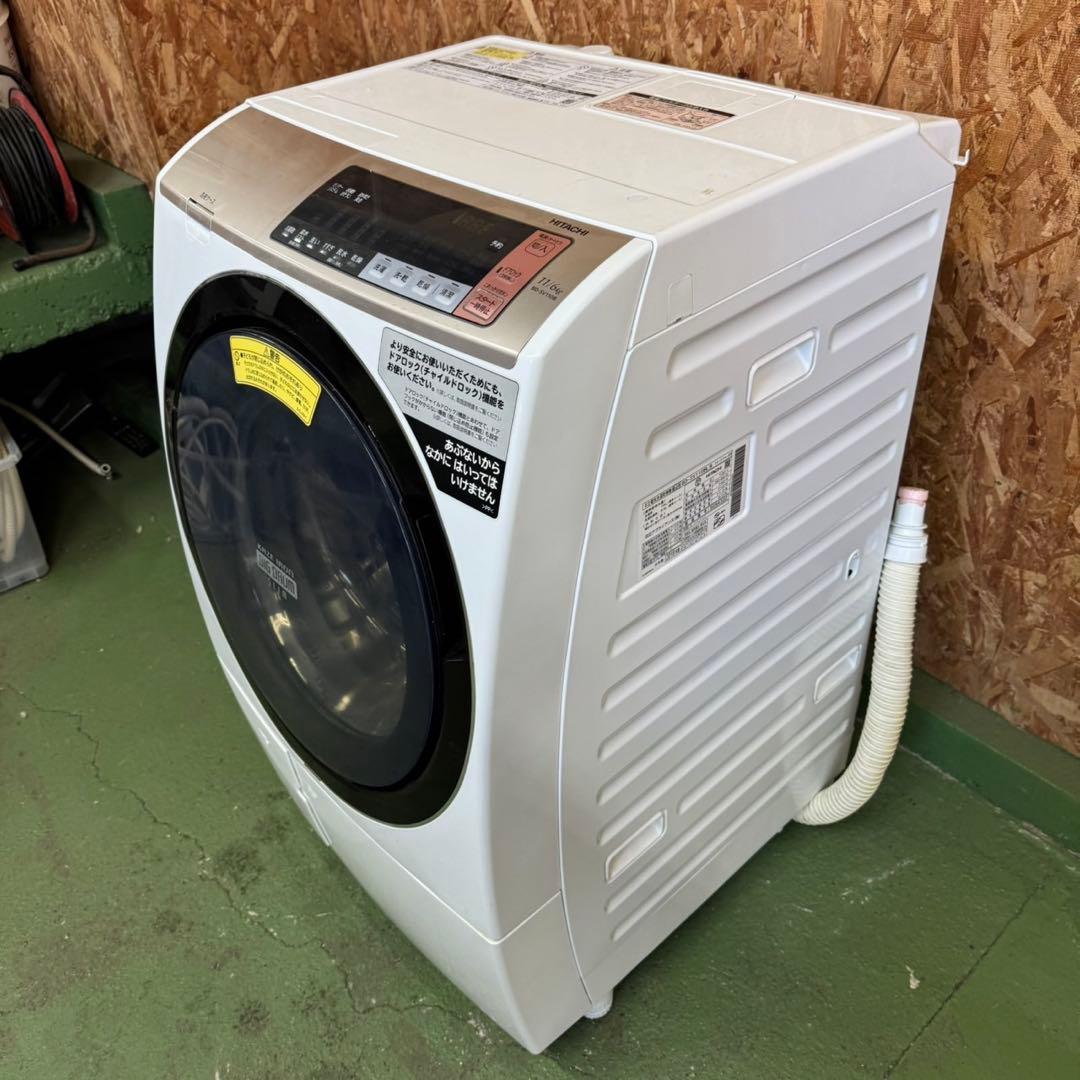 298★2018年製★日立　ドラム式洗濯機　11KG 熱乾燥　大型　大容量
