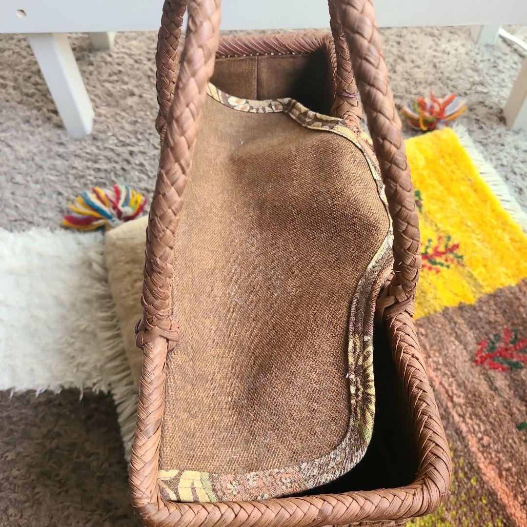 あやこ品　新品未使用　葡萄つる　山葡萄籠バッグ　天然素材 国産