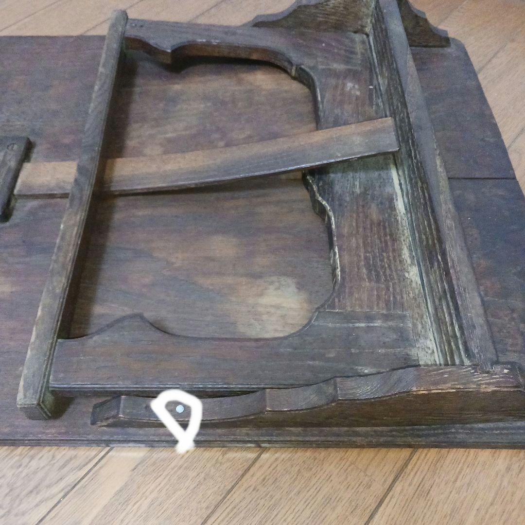 アンティーク寺子屋天神机　座机　古家具