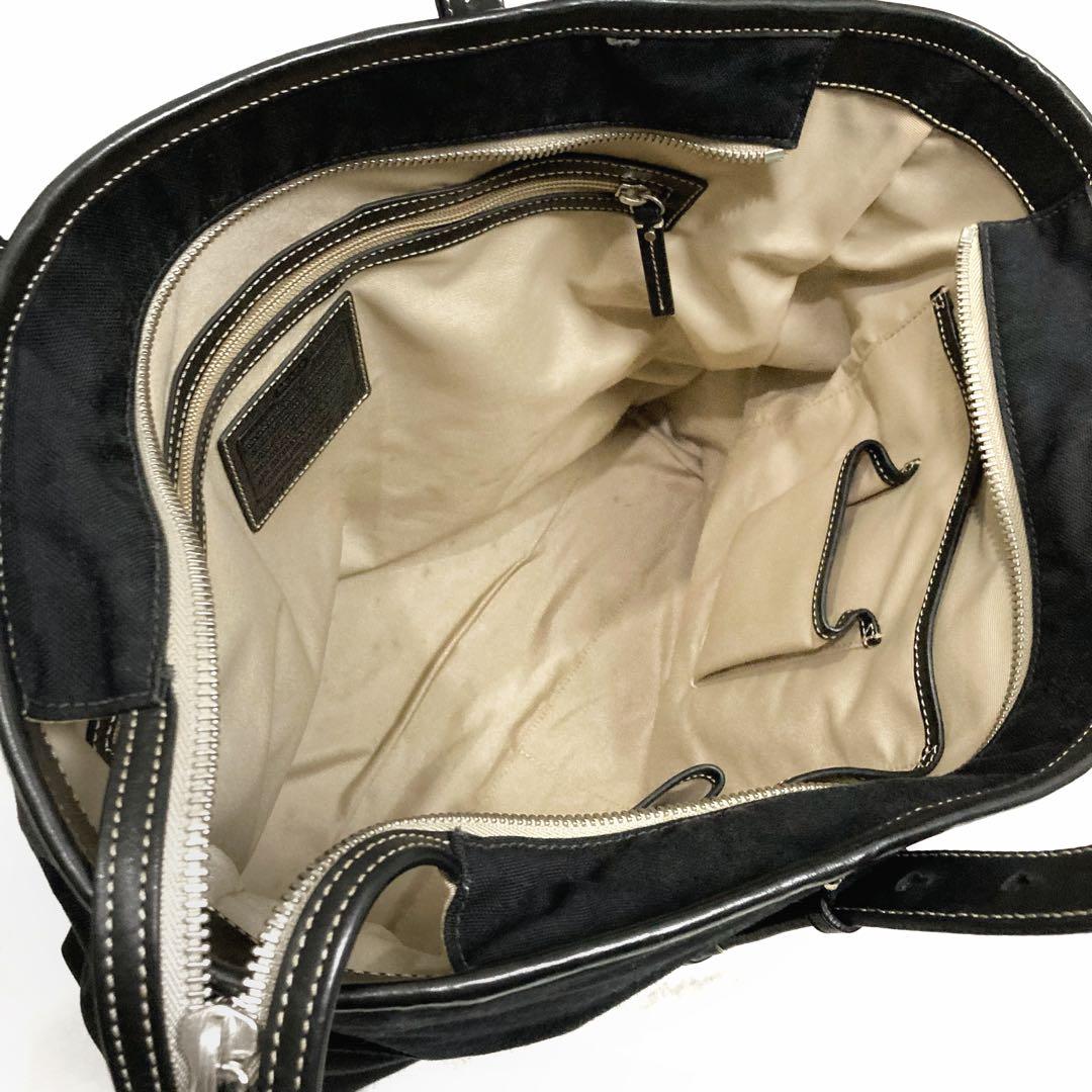 JT 美品 コーチ 大容量2wayビジネスバッグ A4・B4収納 斜め掛け