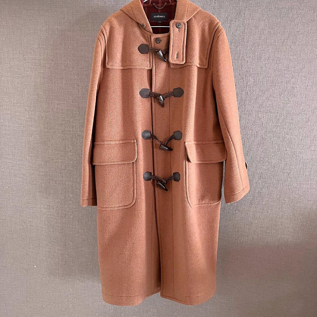 【極上品】ニューヨーカー/NewYorker ダッフルコート メンズLサイズ