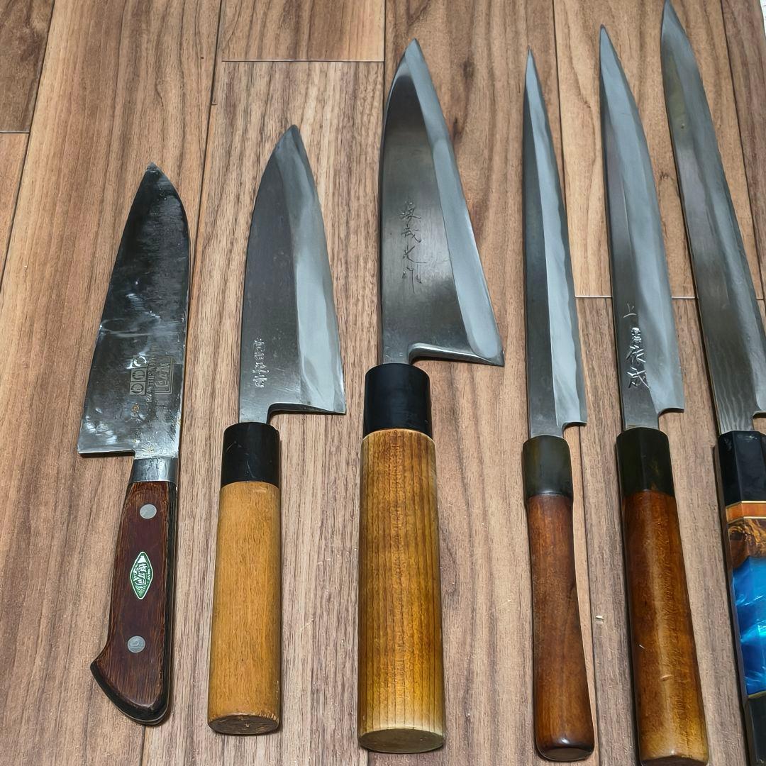 【特価】包丁　6本　まとめ売り　尚台正吉 祐成 堺 など含む