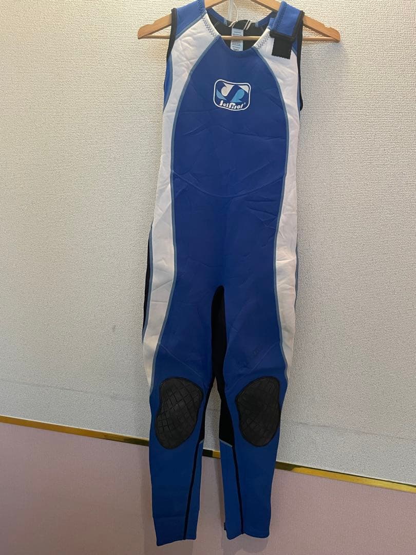 マリンスポーツ.Luthel ウェットスーツセット 青と白ジェットパイロット