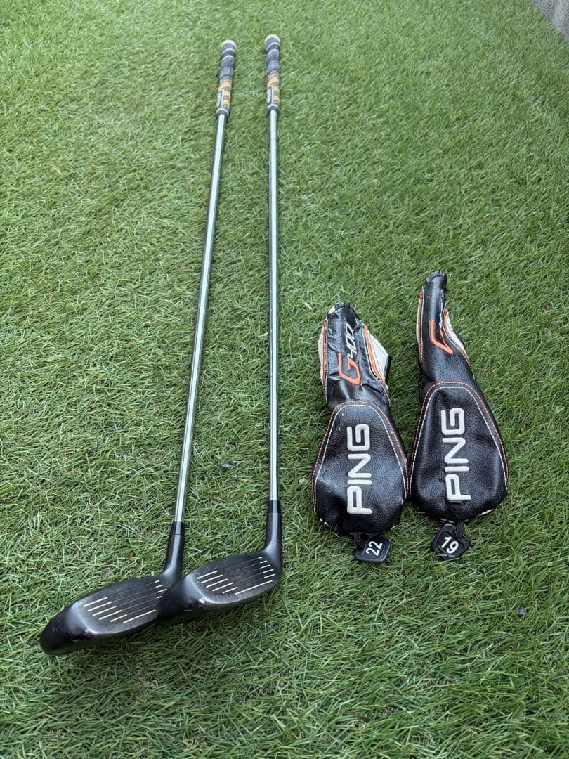 値下げ PING G400 UT 3番 19度 4番22度 2本セット HC付