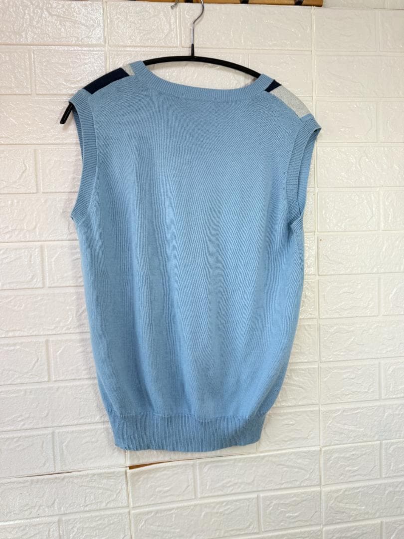 23区スポーツ ゴルフ ニットベスト S 新品タグ付き