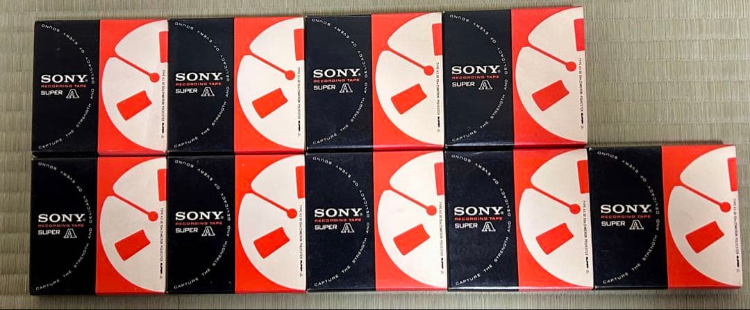 【新品・未使用】SONY オープンリールテープ　9枚