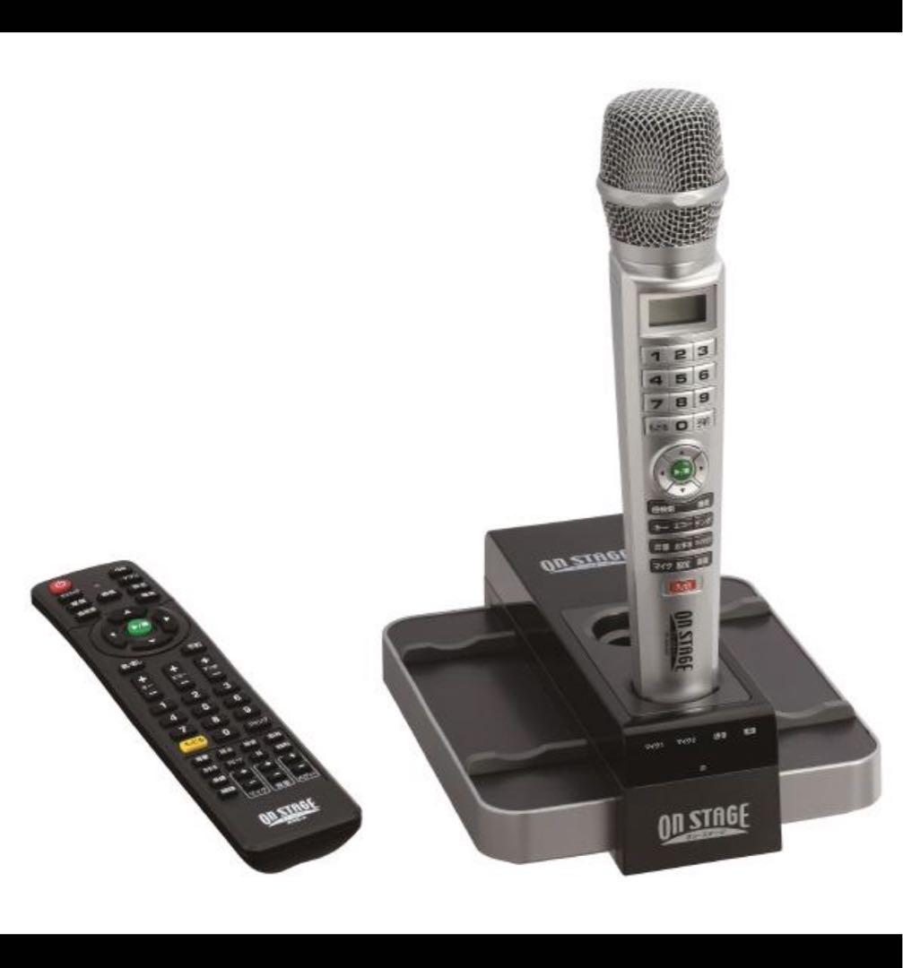 オン・ステージ パーソナルカラオケ(お家カラオケ） PK-WA100　シルバー