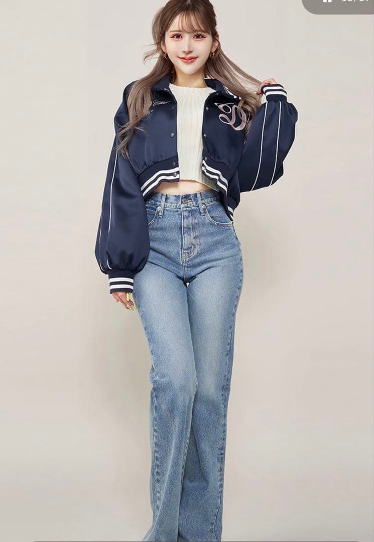 Darich スカジャン　ネイビー