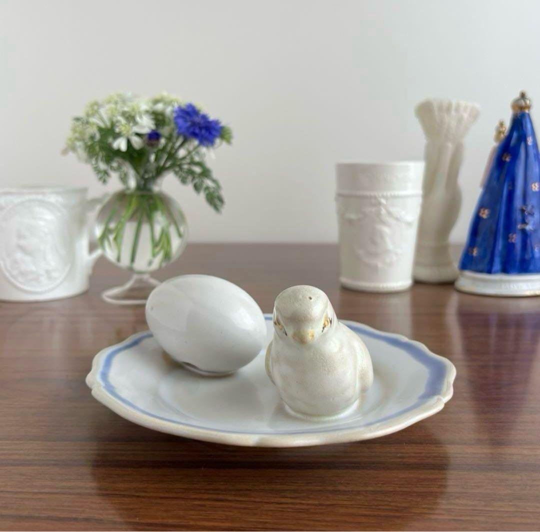 フランスアンティーク ♧ 卵と雛のバルボティーヌ皿 ♧ for ティファニー