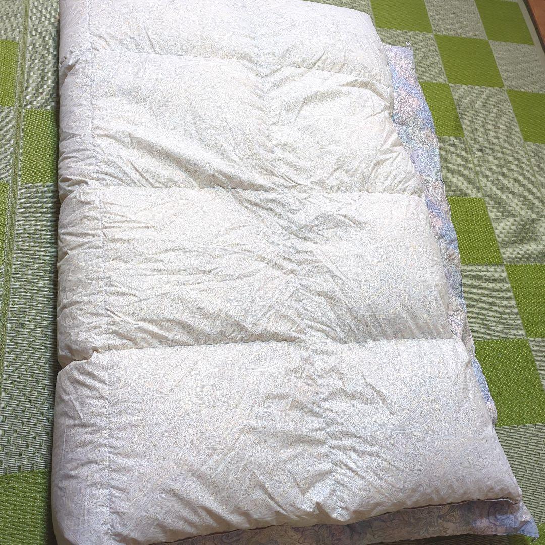 ペイズリー柄 シングルサイズ羽毛掛け布団