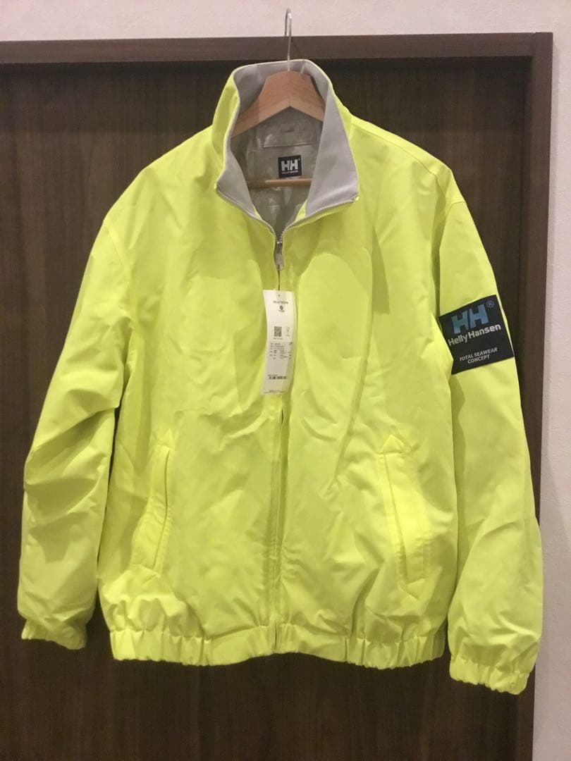 希少レア　Helly Hansen ネオンイエロー ナイロンジャケット