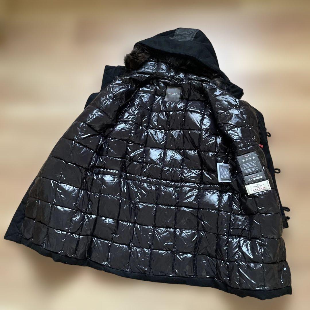 DUVETICA ウール切替 ダウンジャケット