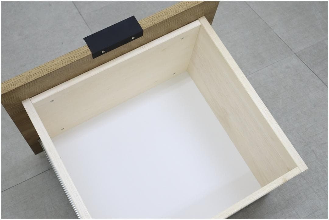 unico ウニコ ADDAY アディ デスクチェスト オープン 木製 オーク材