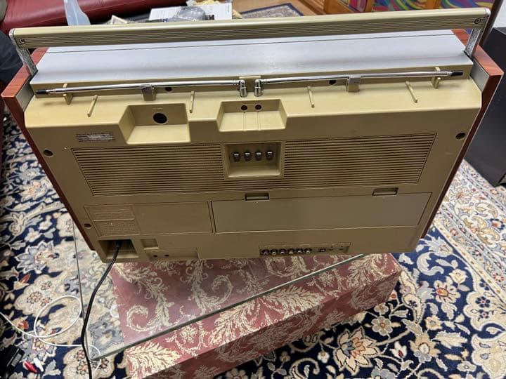 内蔵BLT変更可能ナショナル ラジカセRX-7200動作品 FMAM受信可 中古