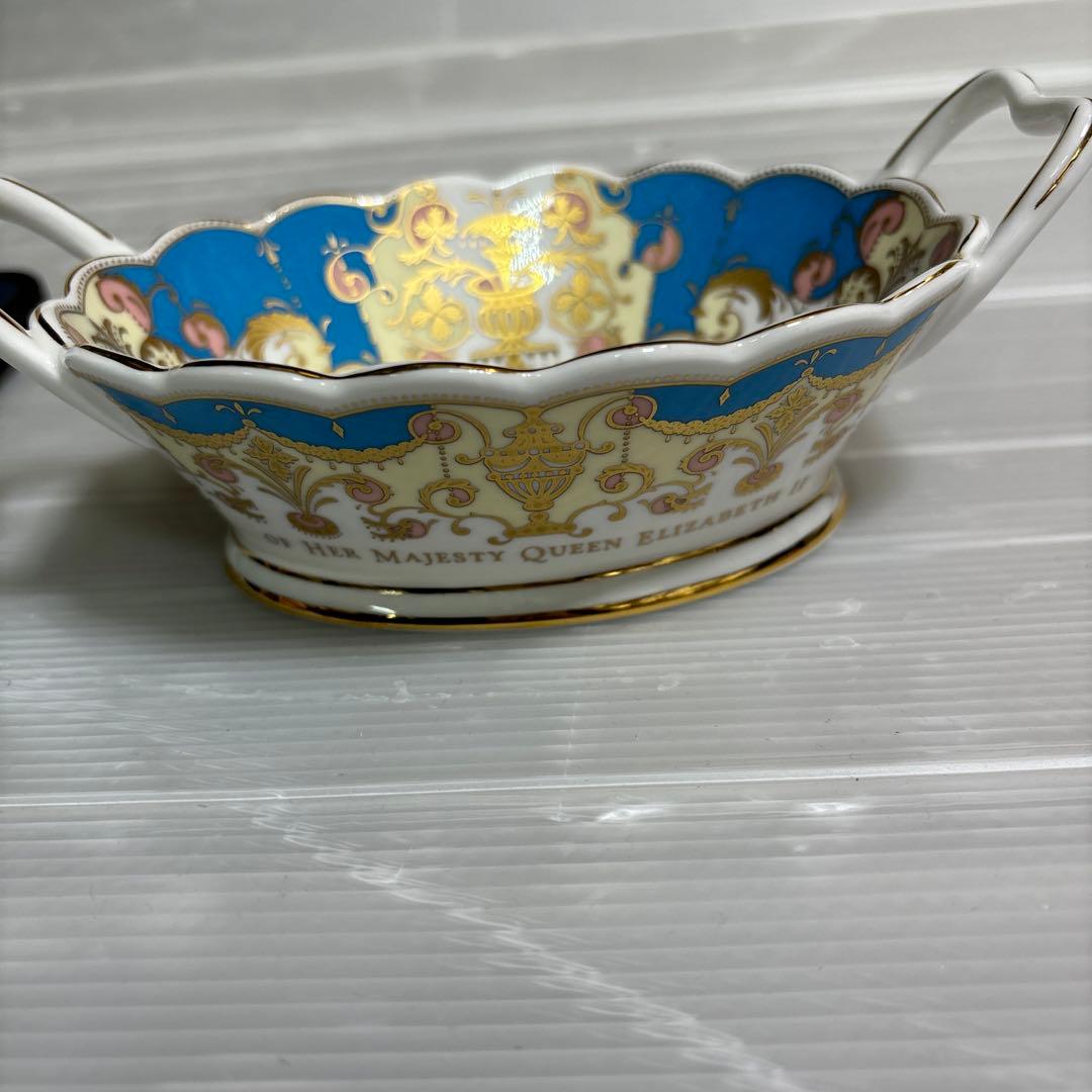 ロイヤルコレクション　ゴールデンジュビリー　持ち手付きバスケット