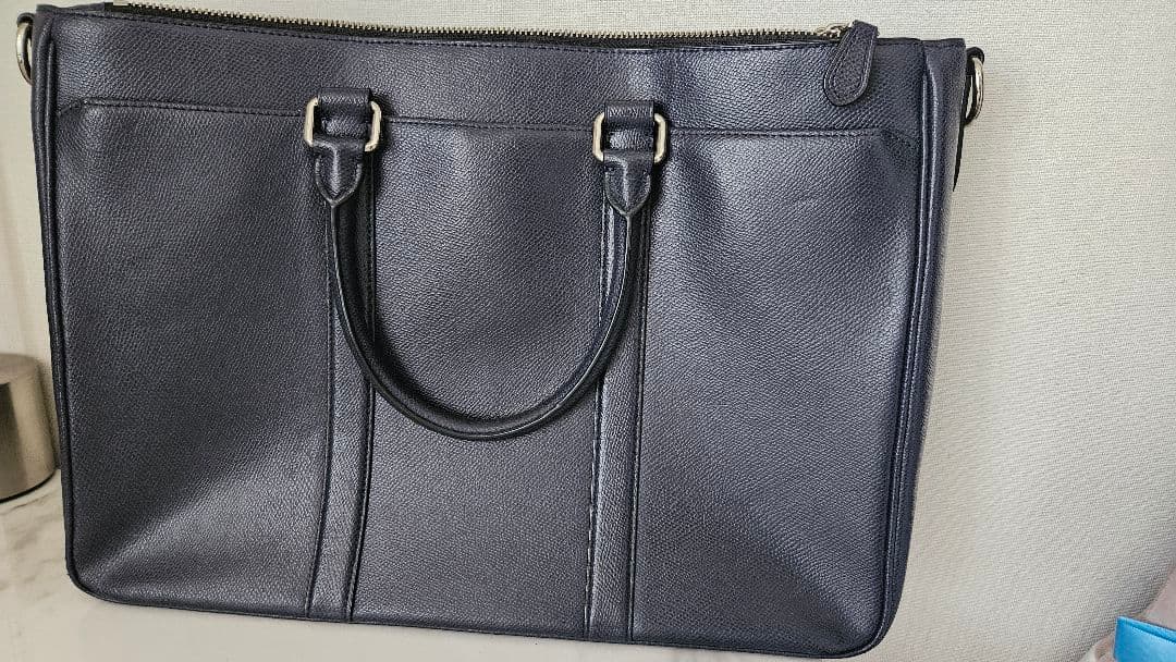 【超美品 あと1日】COACH メトロポリタン ダブルファスナービジネスバッグ