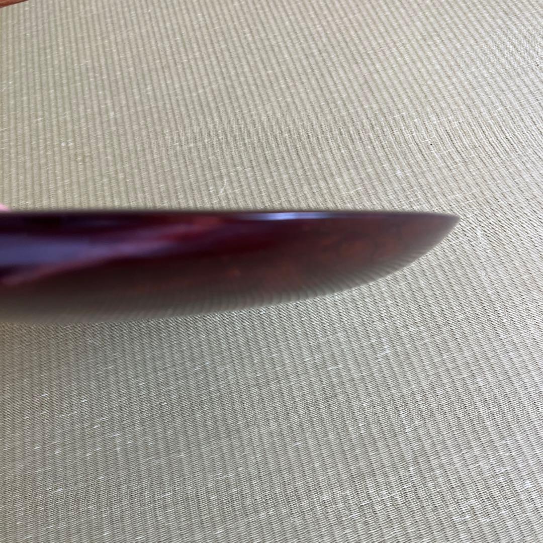 欅拭漆盛器　勾玉(けやきふきうるしもりき　まがたま)　IM705